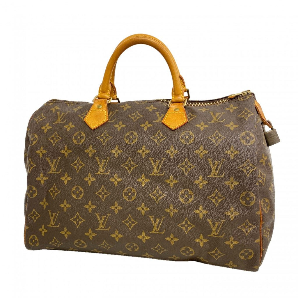 Louis Vuitton Handbag Monogram Speedy 35 Brown