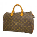 Louis Vuitton Handbag Monogram Speedy 35 Brown