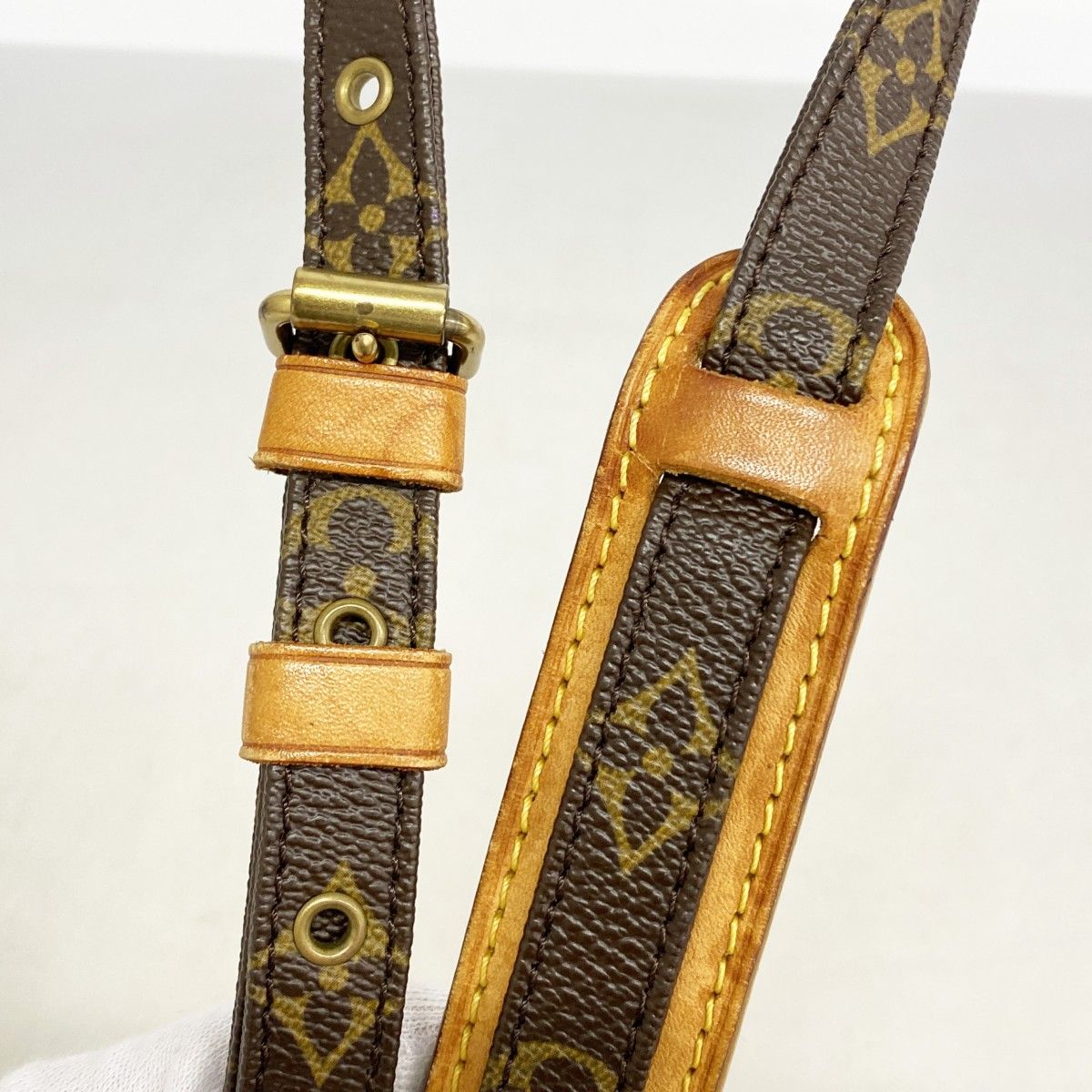 Louis Vuitton Shoulder Bag Monogram Amazon Brown — view 8