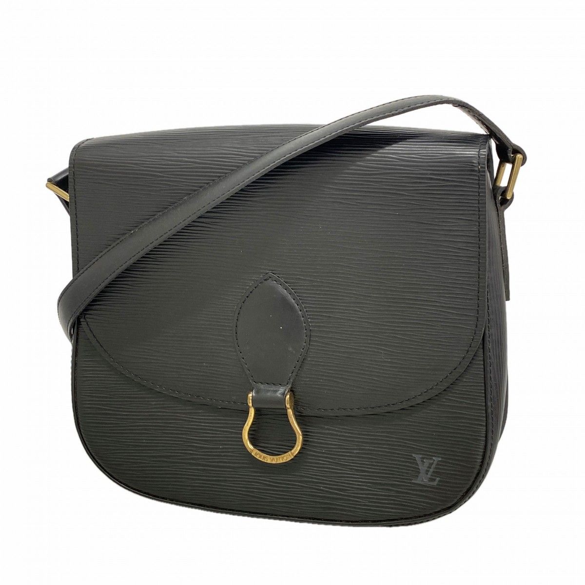 Louis Vuitton Shoulder Bag Epi Saint Cloud Noir
