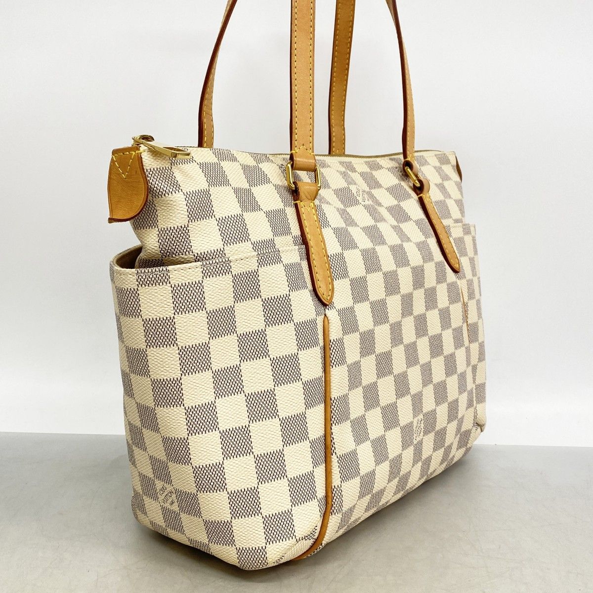Louis Vuitton Tote Damier Azur Totally PM White — view 2