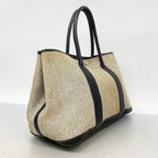 Hermes Tote Garden Party PM Toile Ash Black Silver — view 2