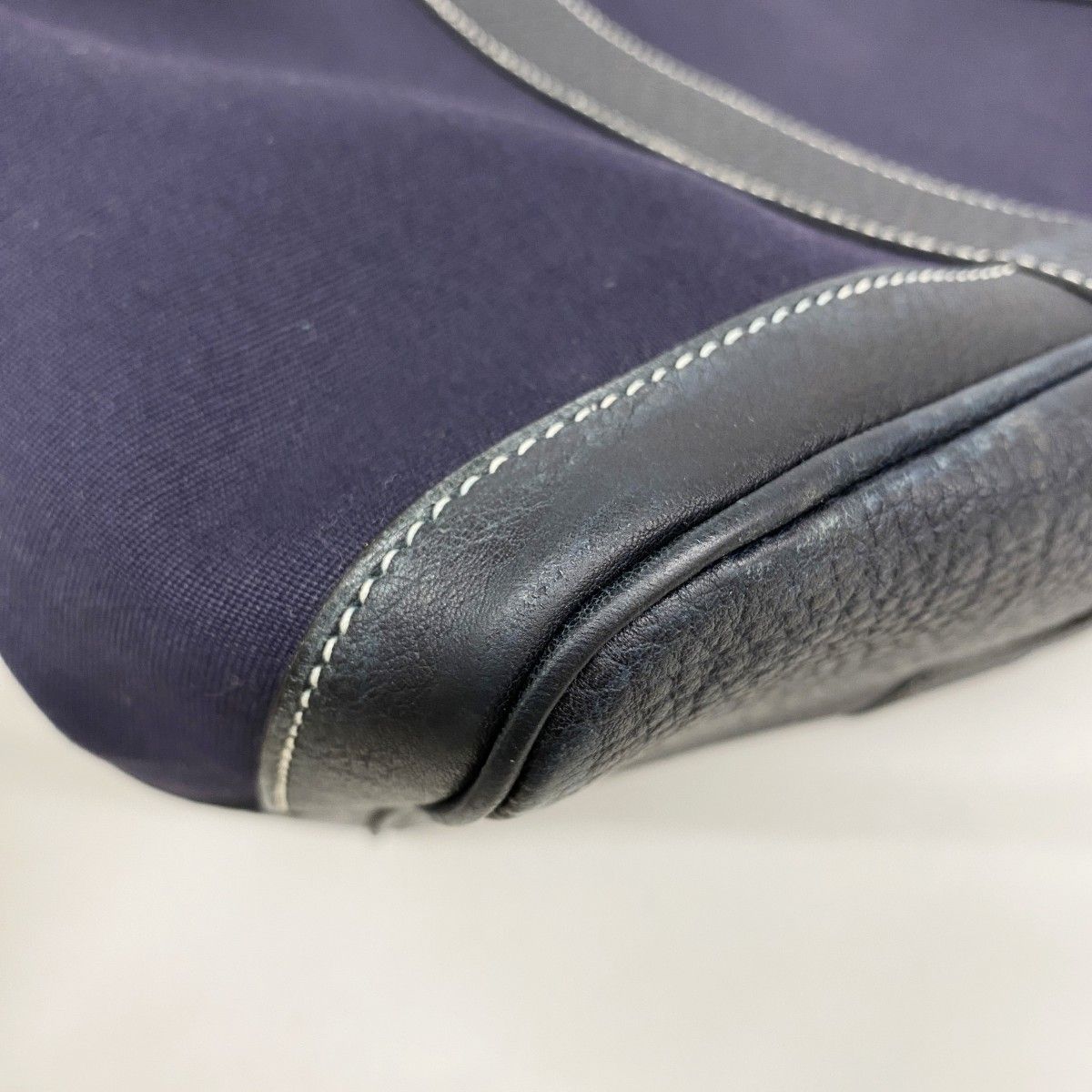 Hermes Tote Garden Party PM Toile Ash Navy Silver — view 7