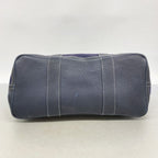 Hermes Tote Garden Party PM Toile Ash Navy Silver — view 3