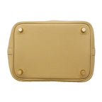 Hermes Handbag Picotin Lock PM Taurillon Clemence Trench Gold — view 3