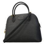 Hermes Handbag Bolide 31 Ardennes Black Gold 2-Way
