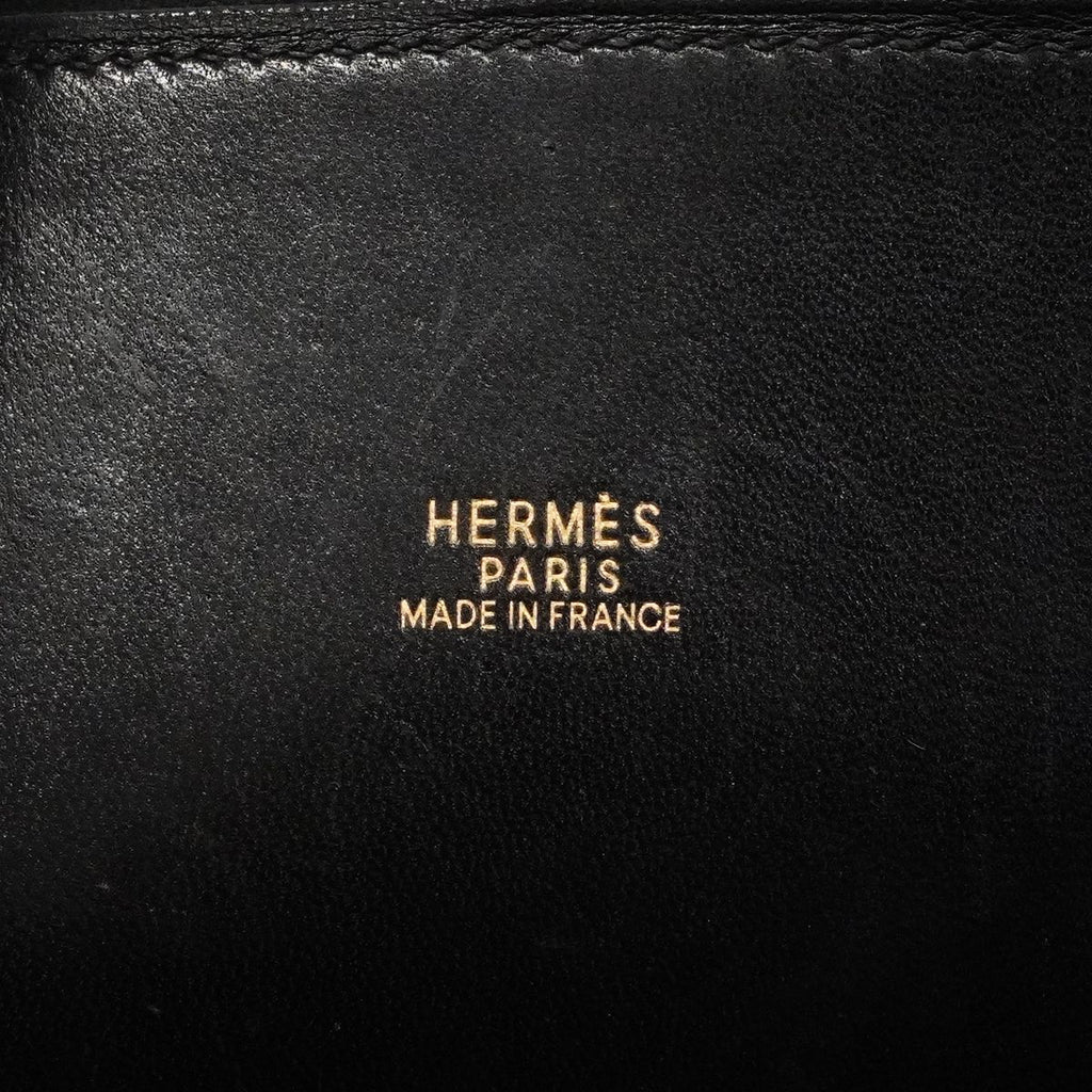Hermes Handbag Bolide 31 Ardennes Black Gold 2-Way — view 5