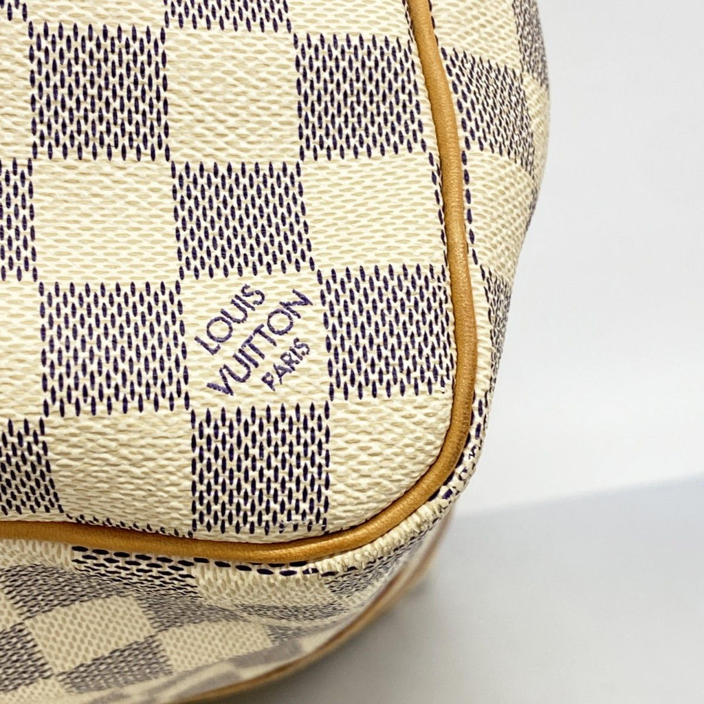 Louis Vuitton Boston Bag Damier Azur Keepall 50 White — view 6