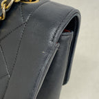 Chanel Shoulder Bag Diana Lambskin Black Gold — view 7