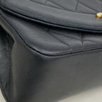 Chanel Shoulder Bag Diana Lambskin Black Gold — view 6