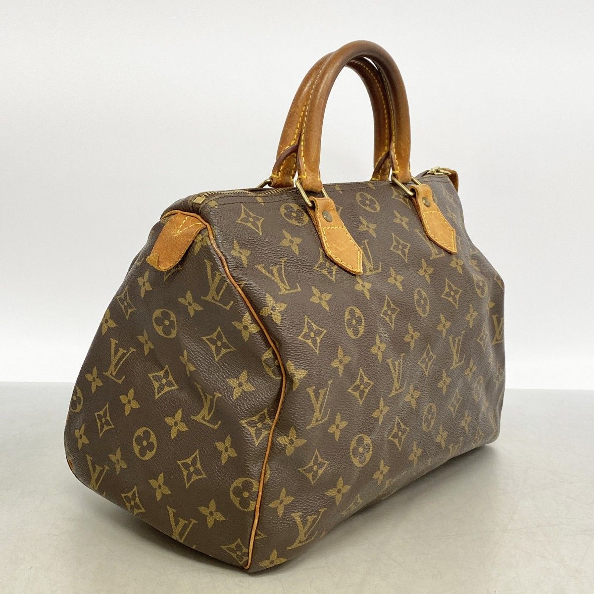 Louis Vuitton Handbag Monogram Speedy 30 Brown — view 2