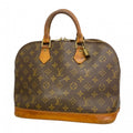 Louis Vuitton Handbag Monogram Alma Brown
