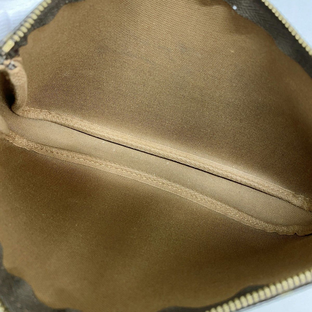 Louis Vuitton Shoulder Bag Monogram Pochette Soirle Brown — view 4