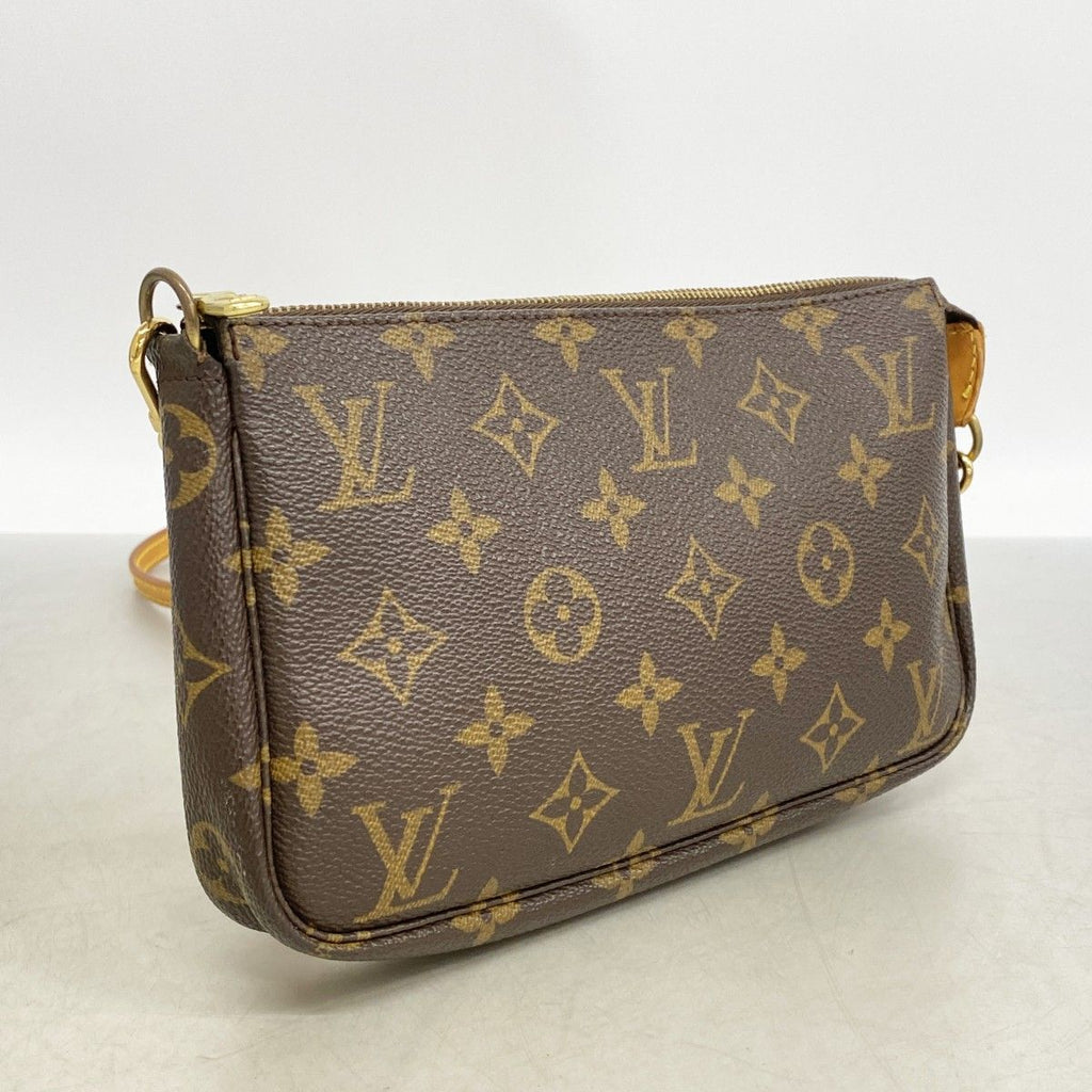 Louis Vuitton Shoulder Bag Monogram Pochette Soirle Brown — view 2