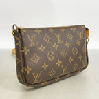 Louis Vuitton Shoulder Bag Monogram Pochette Soirle Brown — view 2