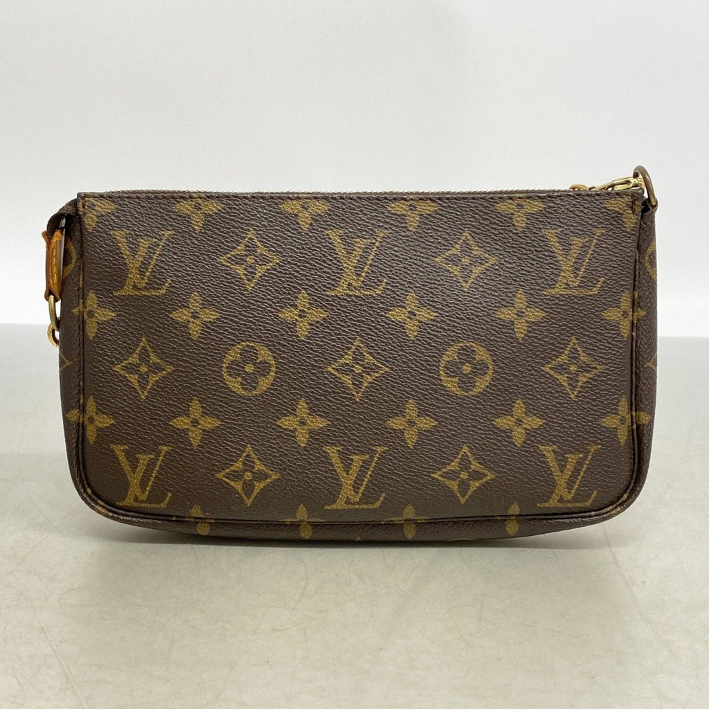 Louis Vuitton Shoulder Bag Monogram Pochette Soirle Brown — view 8