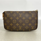 Louis Vuitton Shoulder Bag Monogram Pochette Soirle Brown — view 8