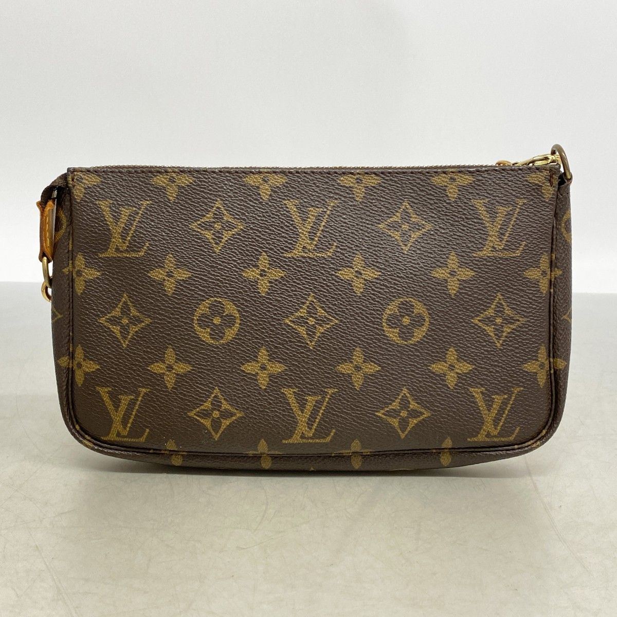 Louis Vuitton Shoulder Bag Monogram Pochette Soirle Brown — view 8