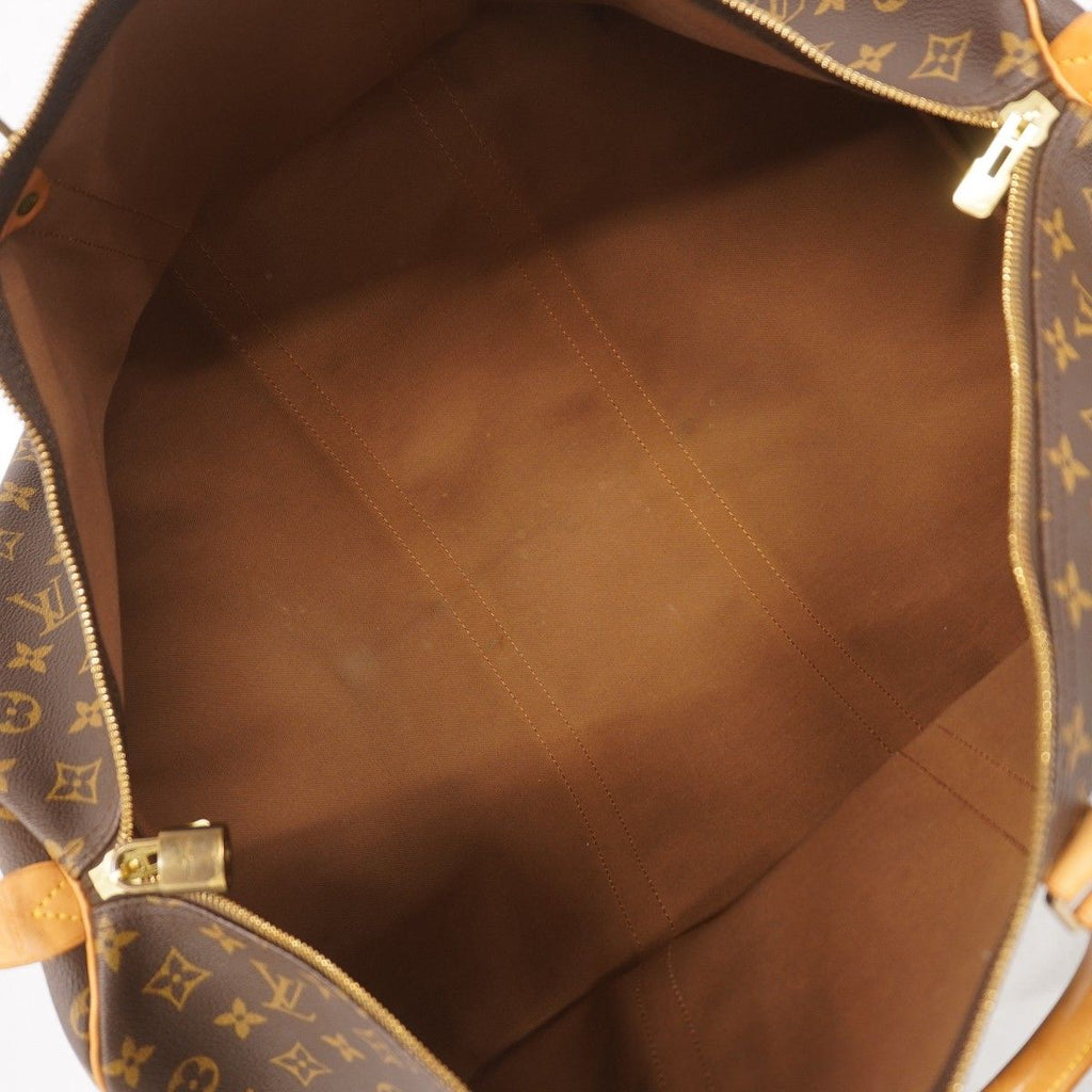 Louis Vuitton Boston Bag Monogram Keepall 60 Brown — view 4
