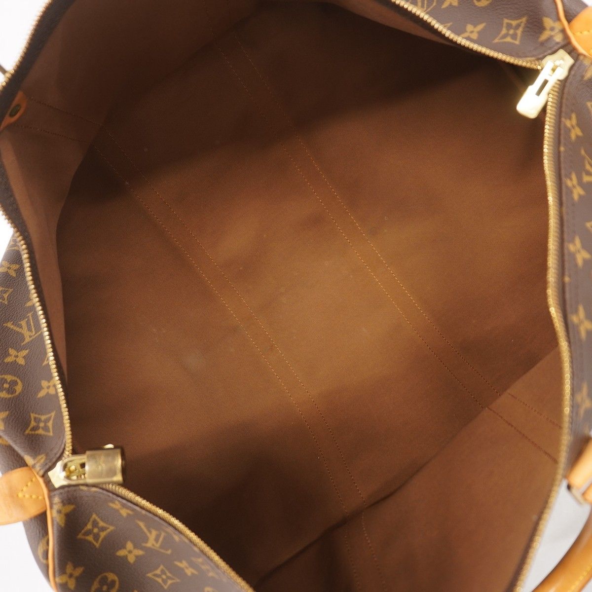 Louis Vuitton Boston Bag Monogram Keepall 60 Brown — view 4