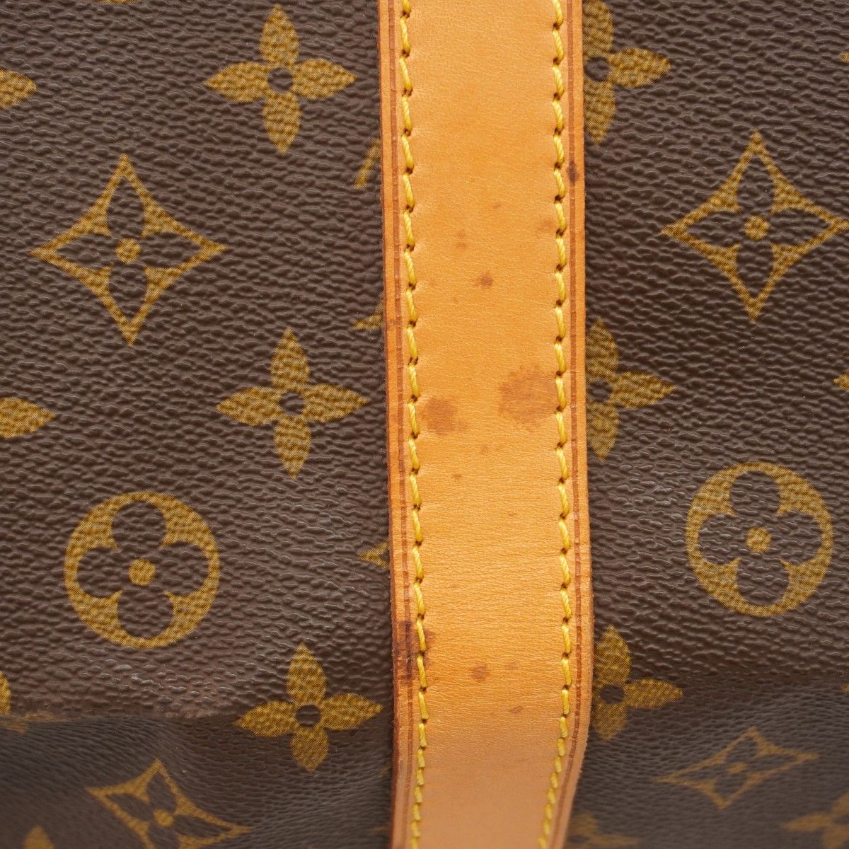 Louis Vuitton Boston Bag Monogram Keepall 60 Brown — view 7