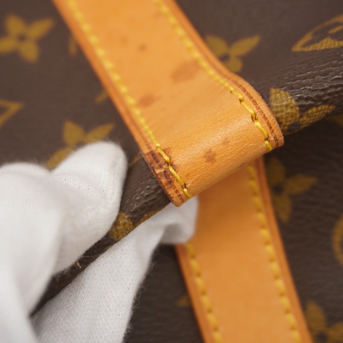 Louis Vuitton Boston Bag Monogram Keepall 60 Brown — view 6