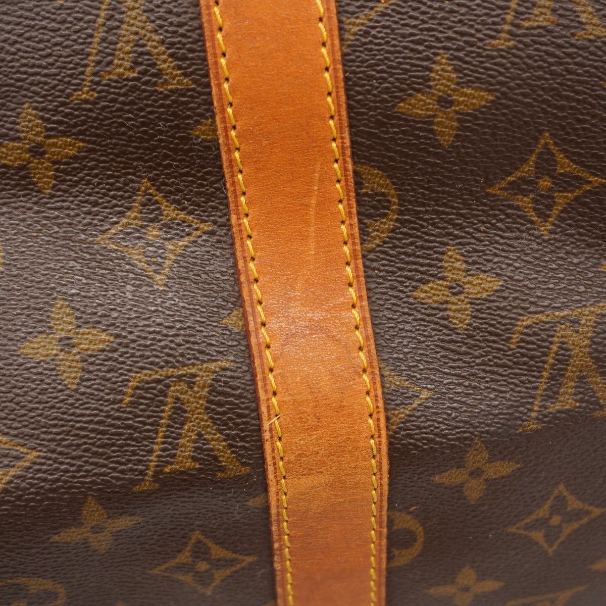 Louis Vuitton Boston Bag Monogram Keepall 50 Brown — view 8