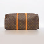Louis Vuitton Boston Bag Monogram Keepall 50 Brown — view 3