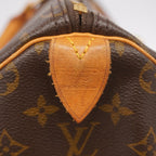 Louis Vuitton Boston Bag Monogram Keepall 50 Brown — view 5