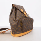 Louis Vuitton Backpack Monogram Montsouris GM Brown — view 2