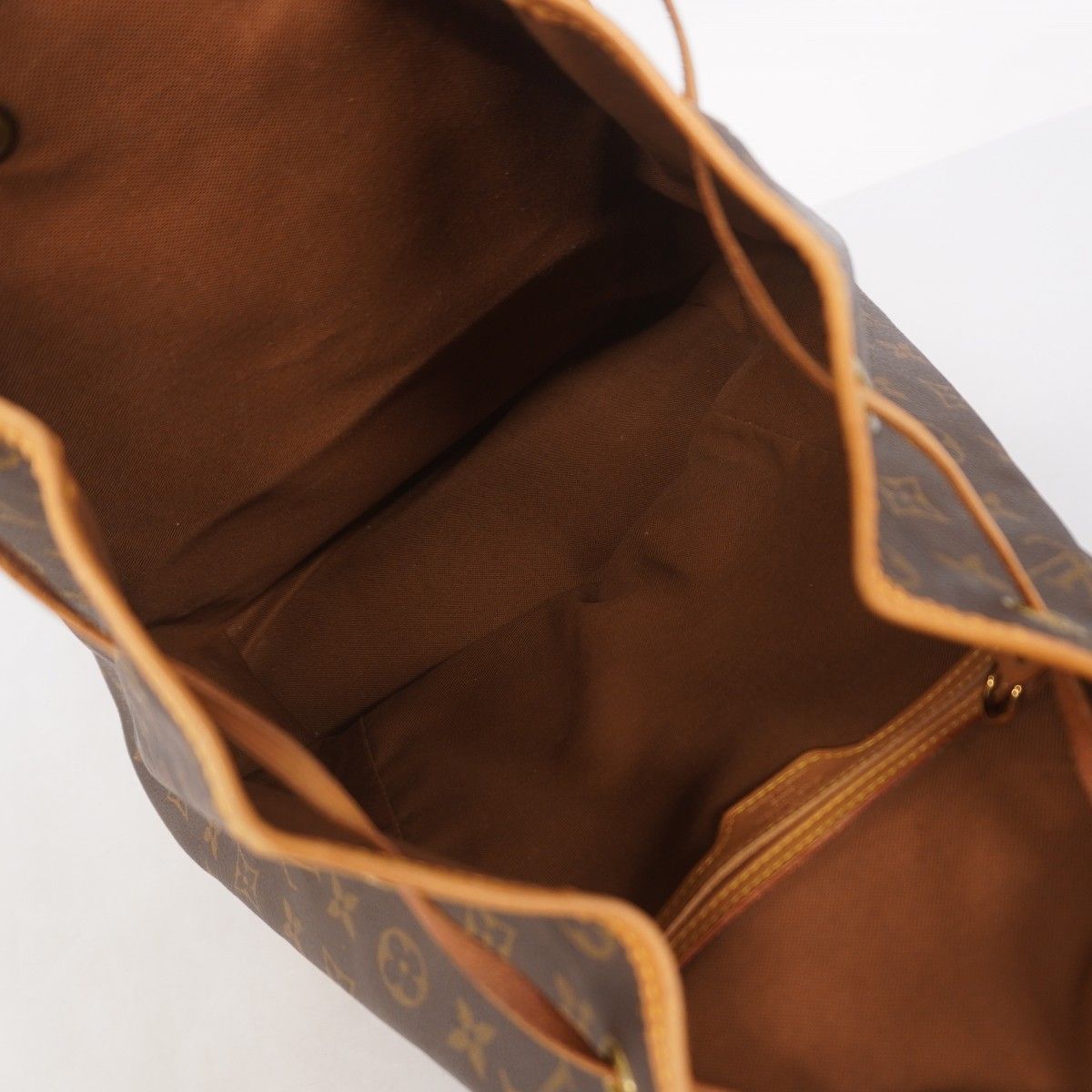 Louis Vuitton Backpack Monogram Montsouris GM Brown — view 4