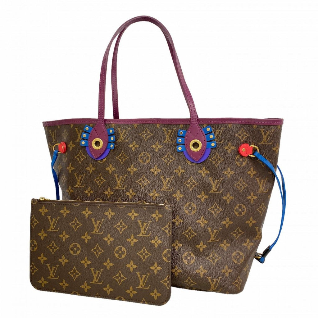 Louis Vuitton Tote Monogram Totem Neverfull MM Magenta