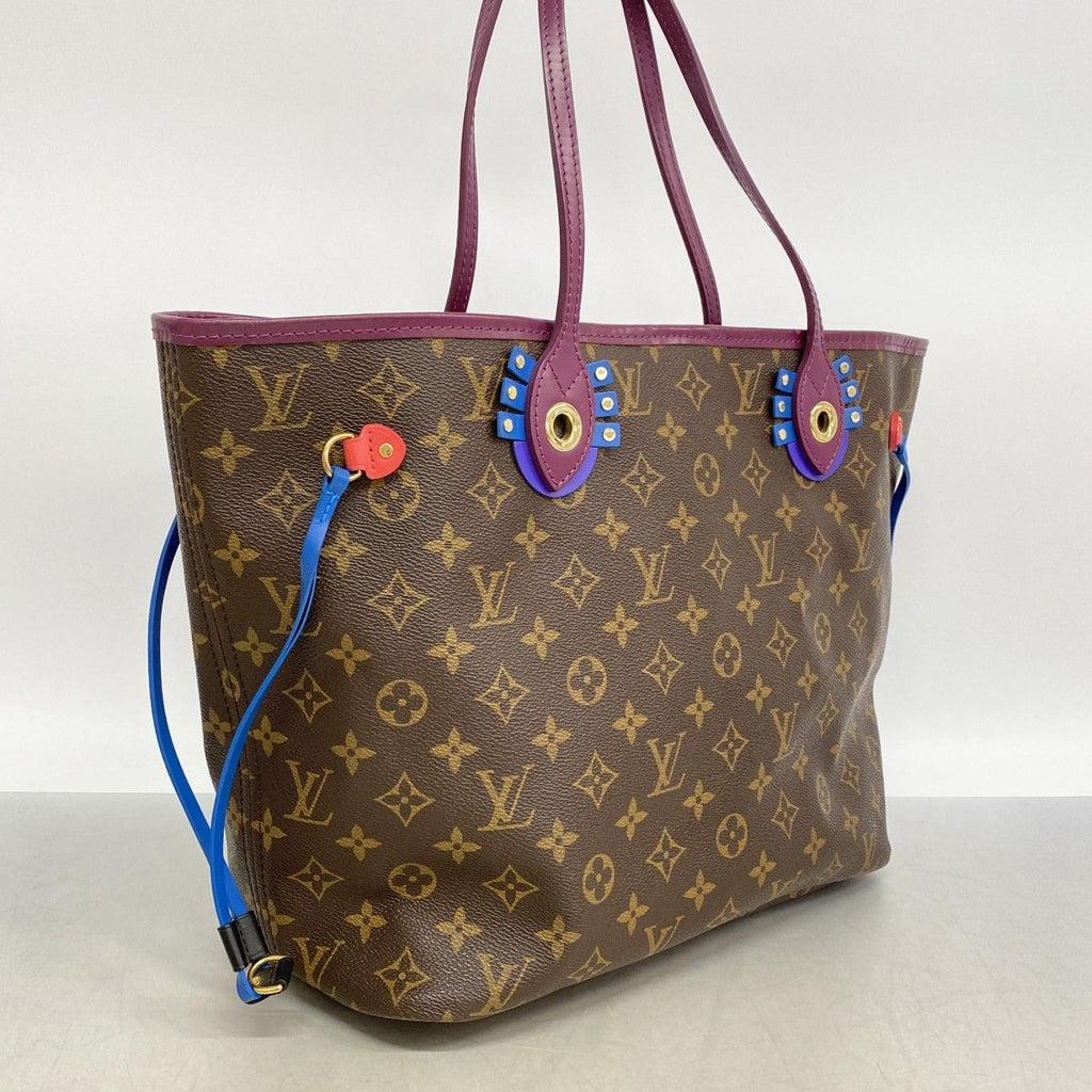 Louis Vuitton Tote Monogram Totem Neverfull MM Magenta — view 2