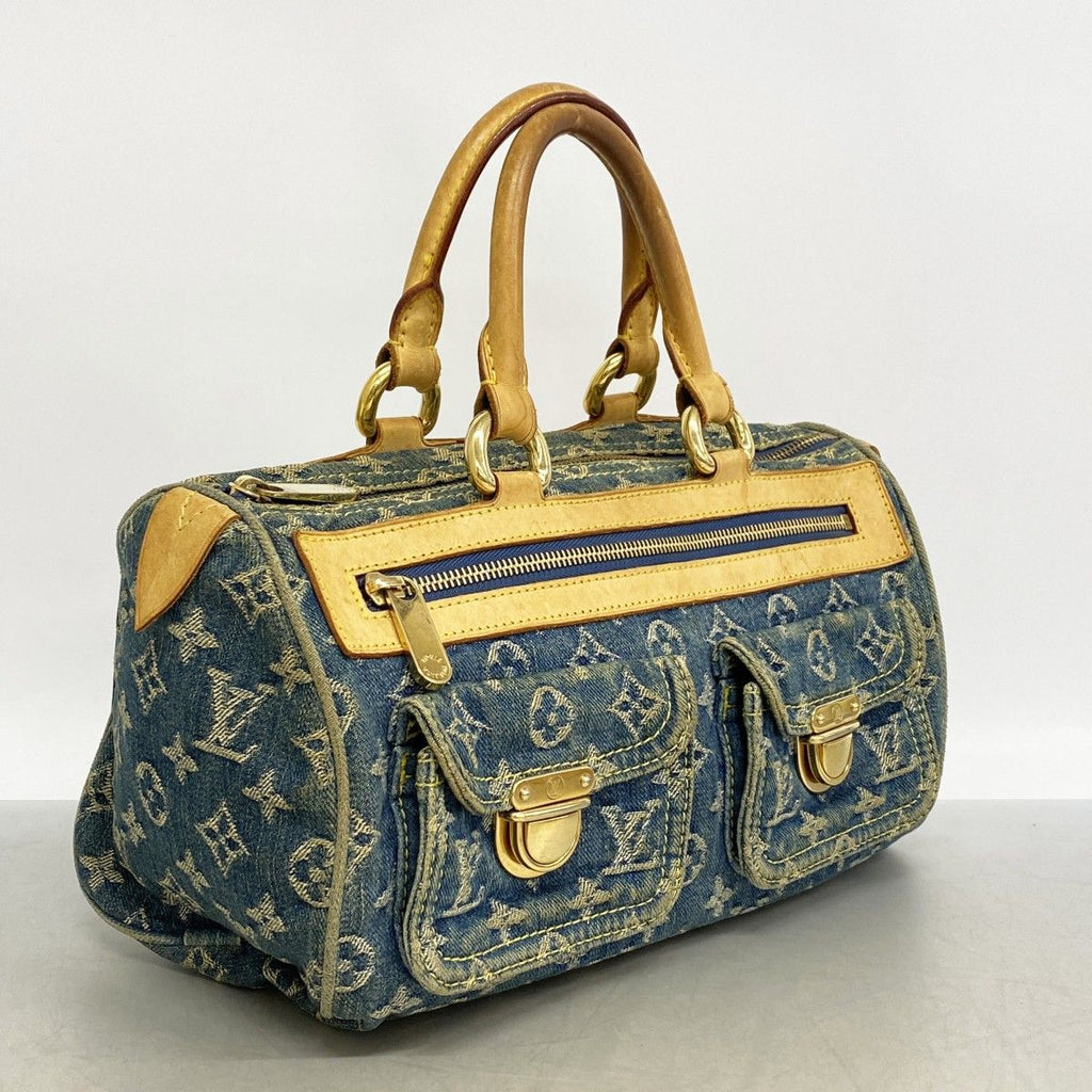 Louis Vuitton Handbag Monogram Denim Neo Speedy Blue — view 2