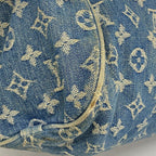 Louis Vuitton Handbag Monogram Denim Neo Speedy Blue — view 6