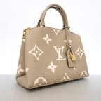 Louis Vuitton Handbag Monogram Empreinte Bicolor Petit Palais PM Tourtelle Cream — view 2