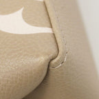Louis Vuitton Handbag Monogram Empreinte Bicolor Petit Palais PM Tourtelle Cream — view 6
