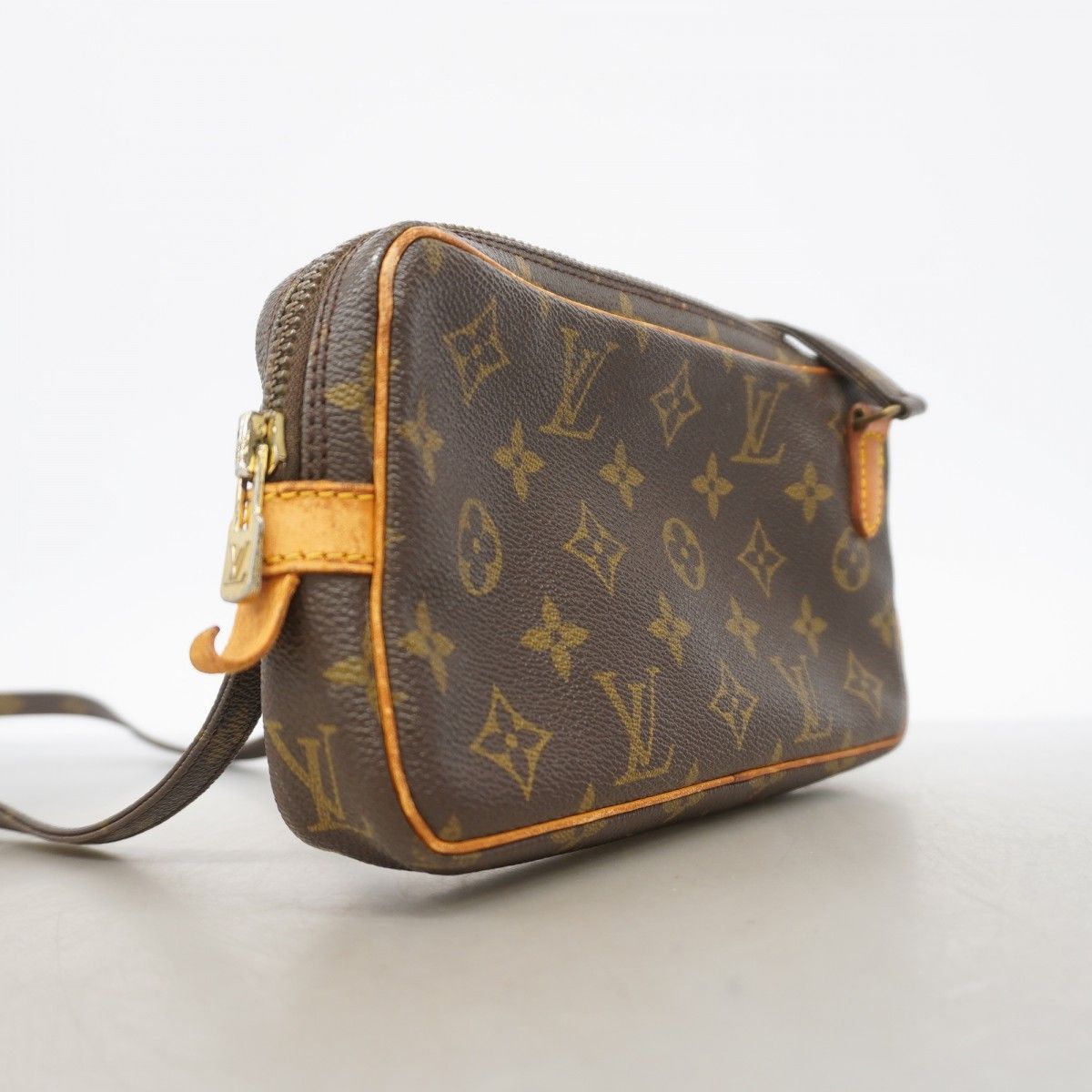 Louis Vuitton Shoulder Bag Monogram Pochette Ma Roulis Bandouliere Brown — view 2