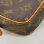 Louis Vuitton Shoulder Bag Monogram Pochette Ma Roulis Bandouliere Brown — view 8