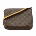 Louis Vuitton Shoulder Bag Monogram Musette Tango Short Strap Brown