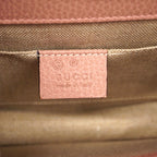 Gucci Shoulder Bag Interlocking Leather Pink Gold — view 5