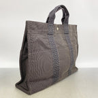 Hermes Tote Her Line MM Canvas Gray Silver — view 2
