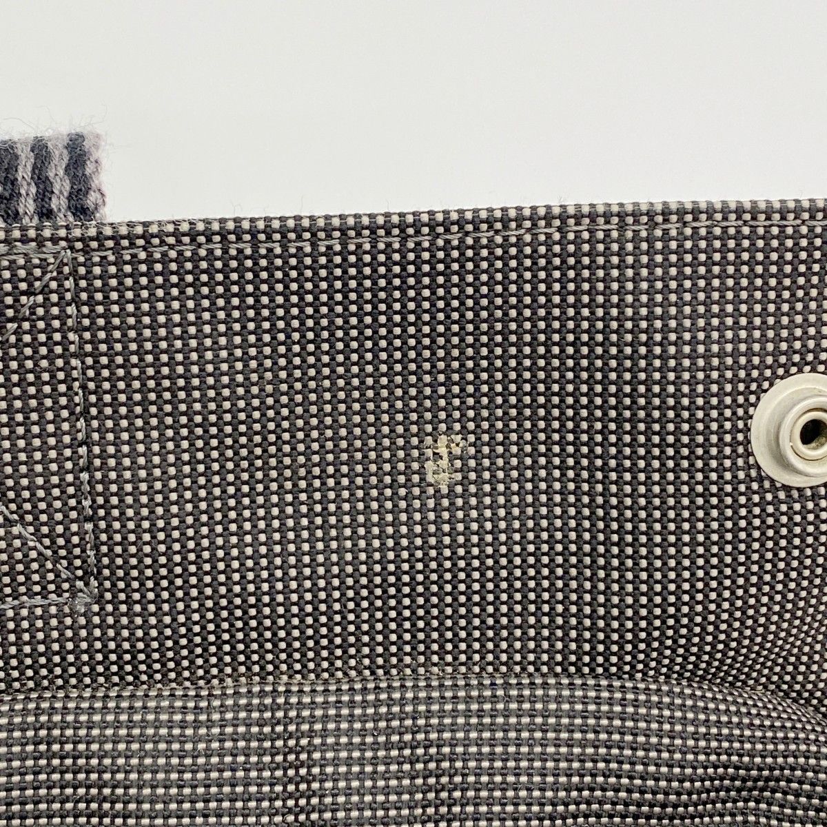Hermes Tote Her Line MM Canvas Gray Silver — view 8