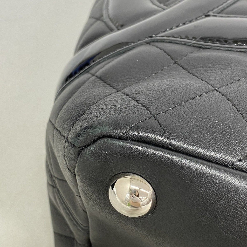 Chanel Tote Cambon Lambskin Black Silver — view 8