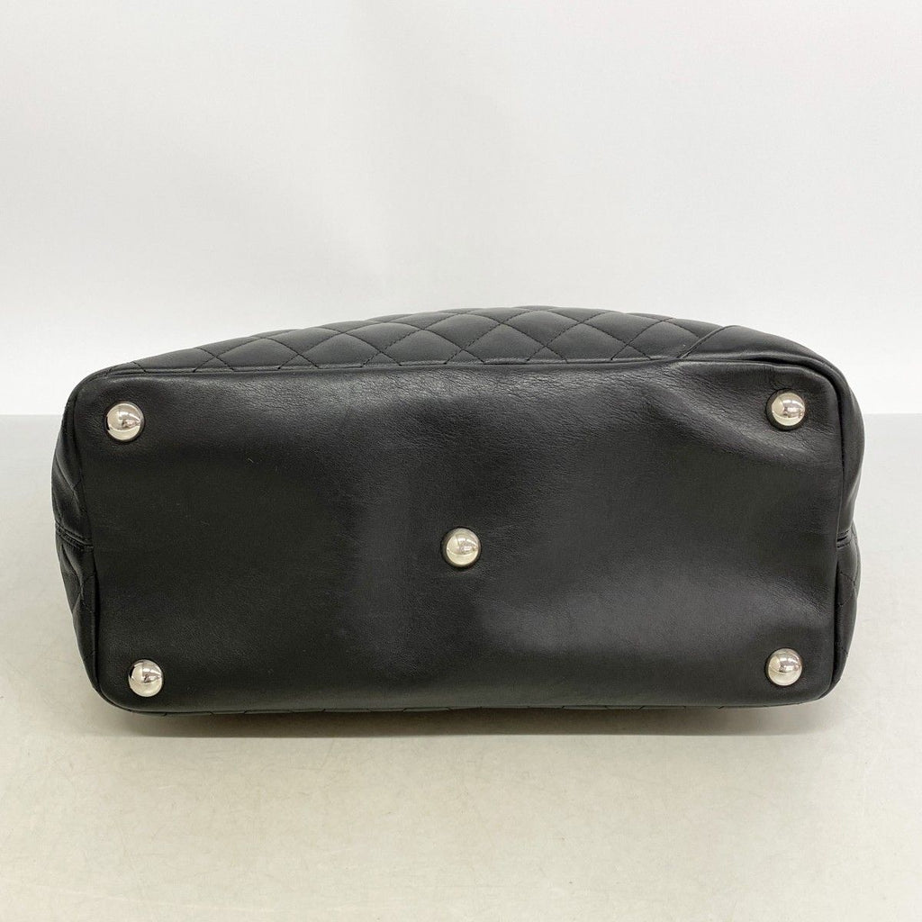 Chanel Tote Cambon Lambskin Black Silver — view 3