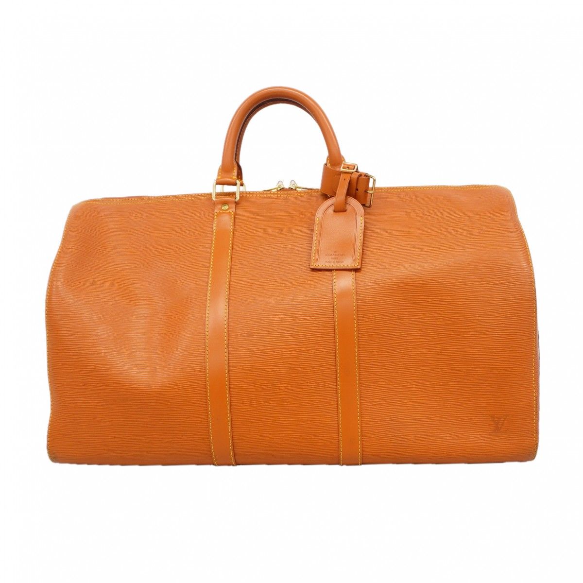 Louis Vuitton Boston Bag Epi Keepall 50 Cipango Gold