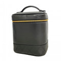 Chanel Vanity Bag Bicolor Lambskin Black Gold