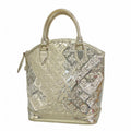 Louis Vuitton Handbag Monogram Miroir Lockit Argen