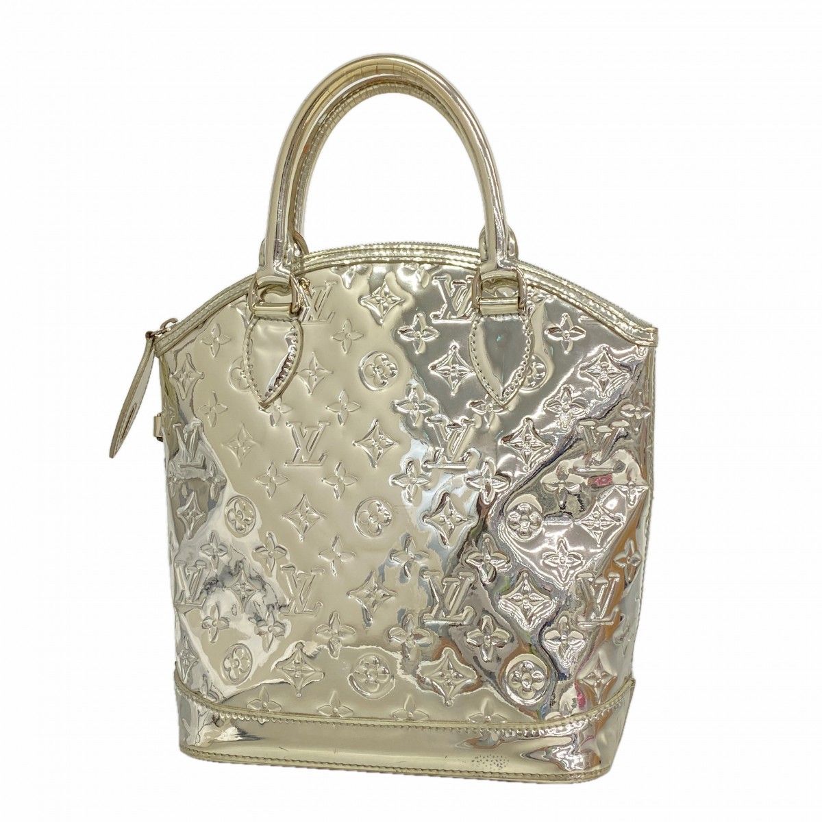 Louis Vuitton Handbag Monogram Miroir Lockit Argen