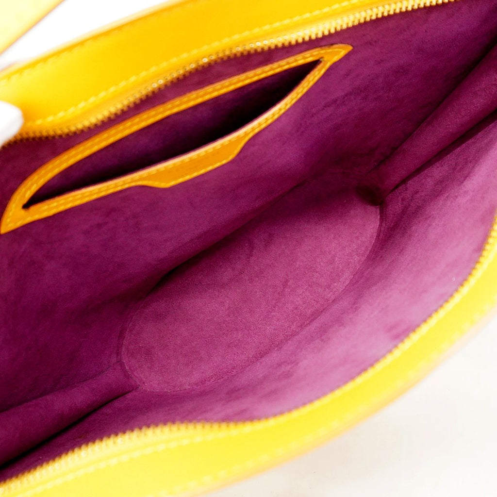 Louis Vuitton Shoulder Bag Epi Saint Jacques Poignet Long Jaune — view 4